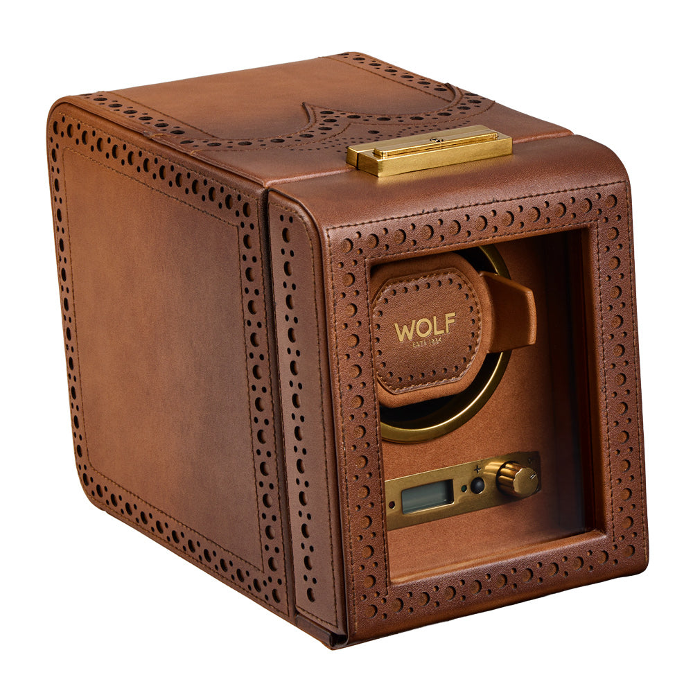 Wolf - Brogue Single Watch Winder | 440106 – TimeScape display picture 1