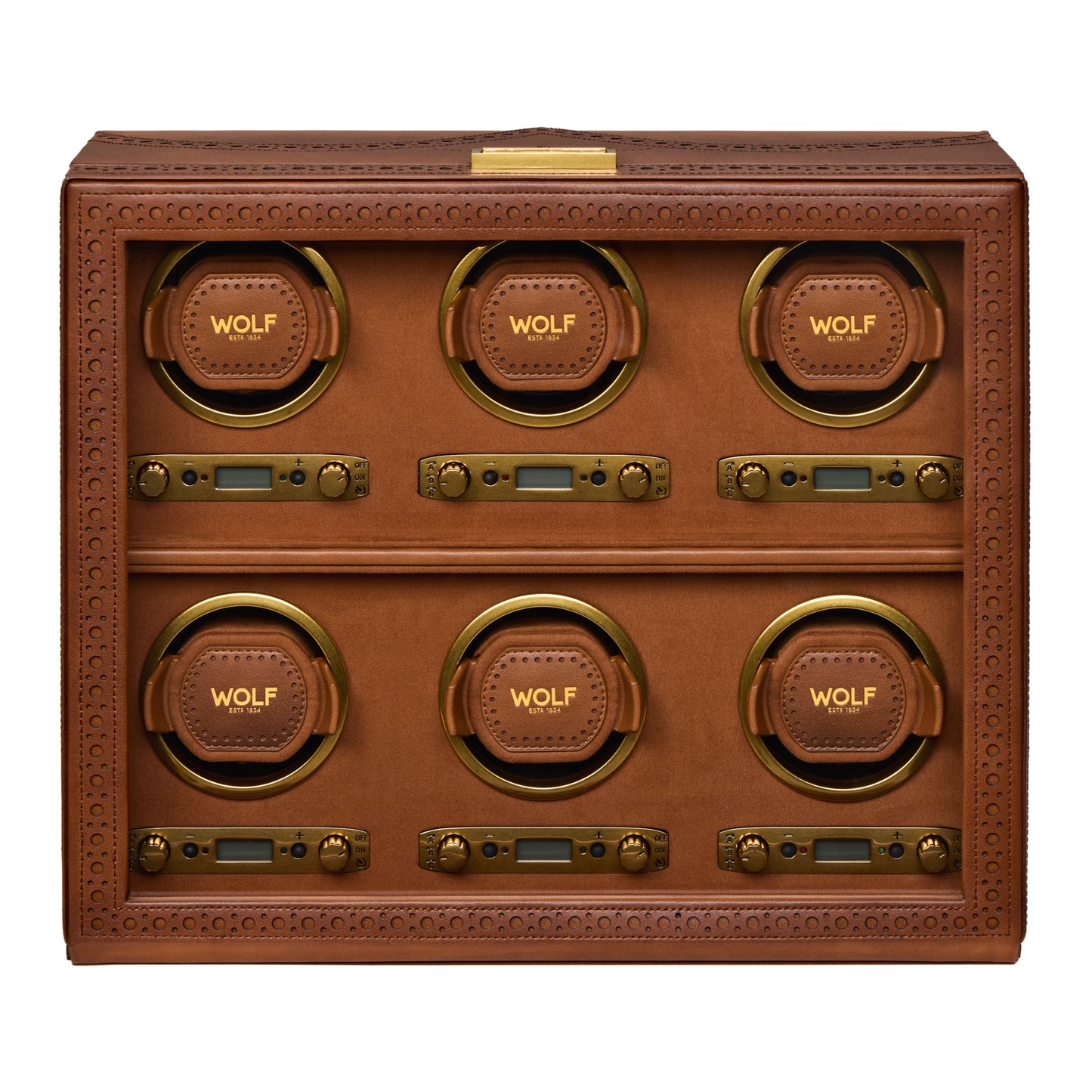 Wolf - Brogue 6-Unit Watch Winder | 440606