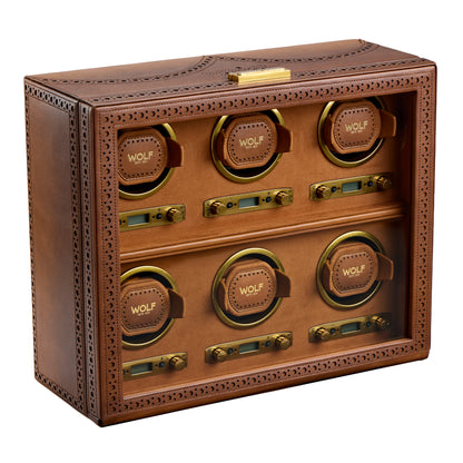 Wolf - Brogue 6-Unit Watch Winder | 440606