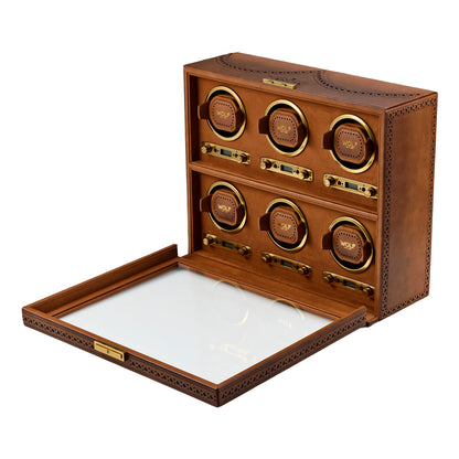 Wolf - Brogue 6-Unit Watch Winder | 440606