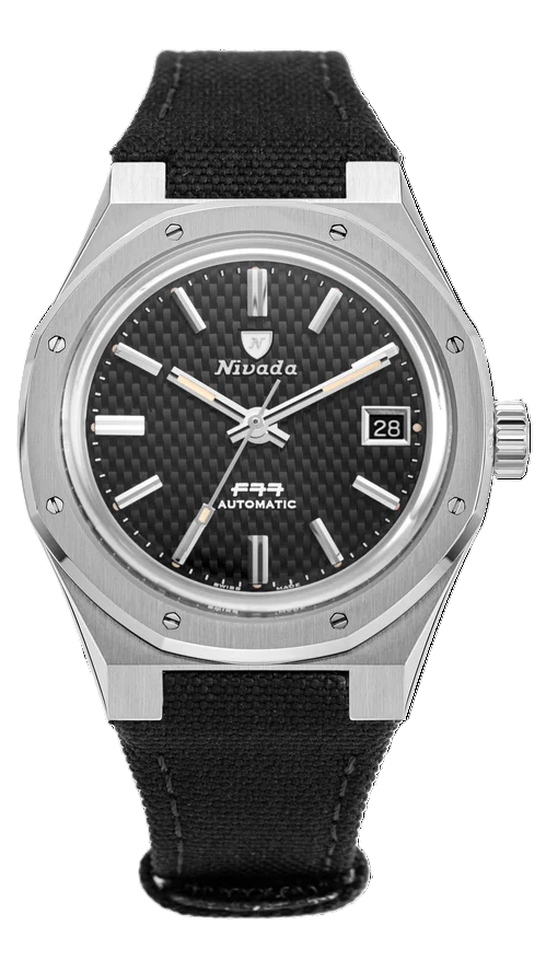 NIVADA GRENCHEN - F77 Black W-Date | 69000A77-BC