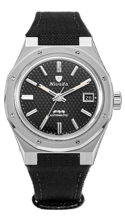 NIVADA GRENCHEN - F77 Black W-Date | 69000A77-BC