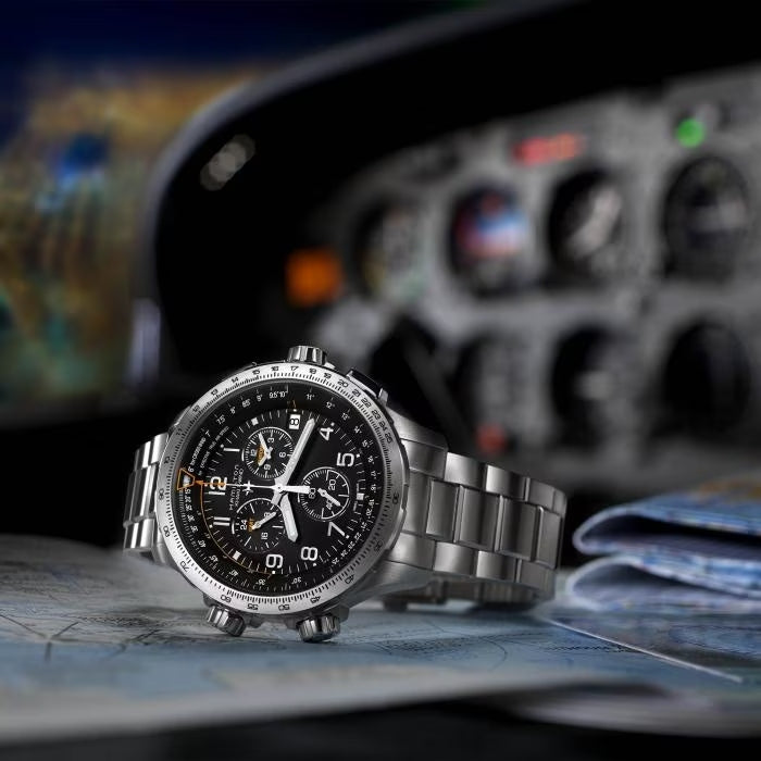HAMILTON Khaki Aviation X-Wind GMT Chrono Quartz H77912135