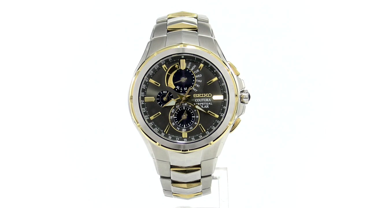 Seiko - Coutura Perpetual Solar Chronograph | SSC376 – TimeScape