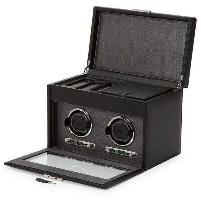 Wolf - Classic Double Watch Winder w Storage | 456202