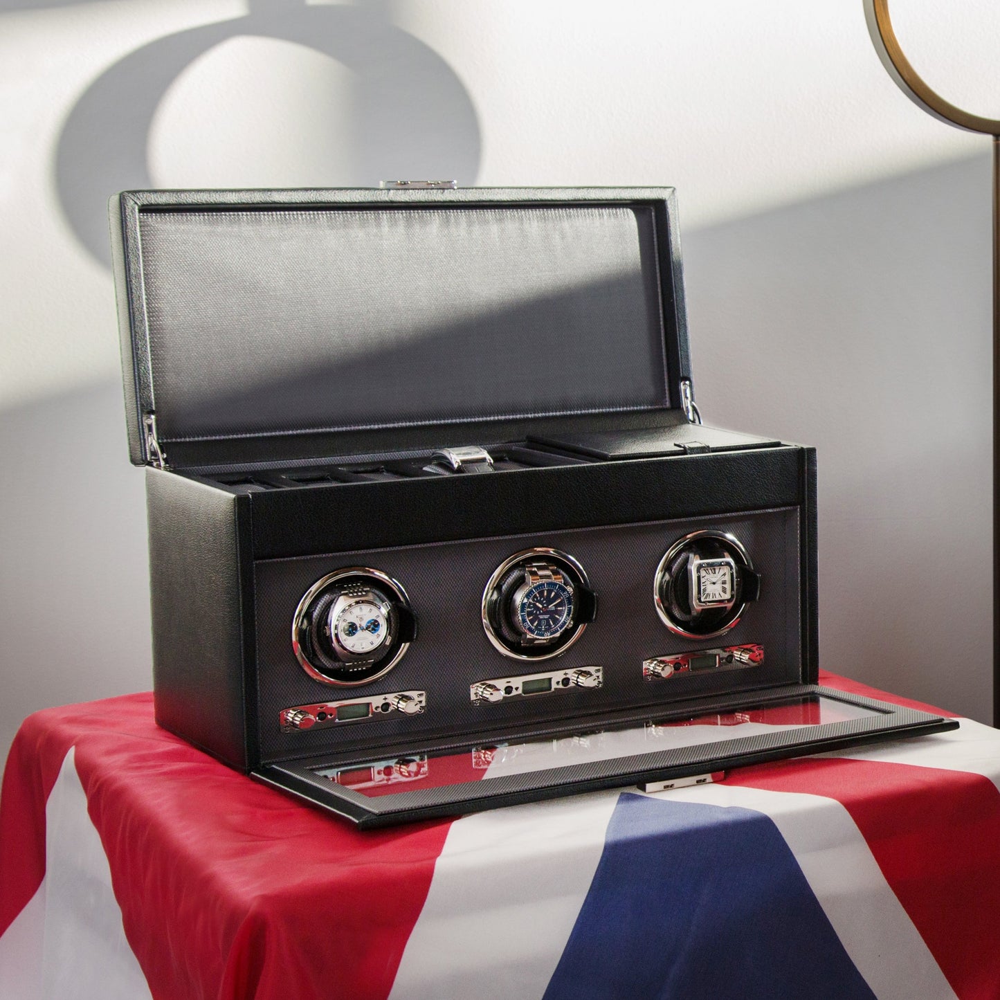 Wolf - Classic Triple Watch Winder w Storage | 456302