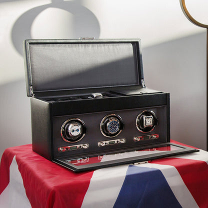 Wolf - Classic Triple Watch Winder w Storage | 456302