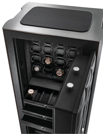 Orion XXL Safe | Black Leather