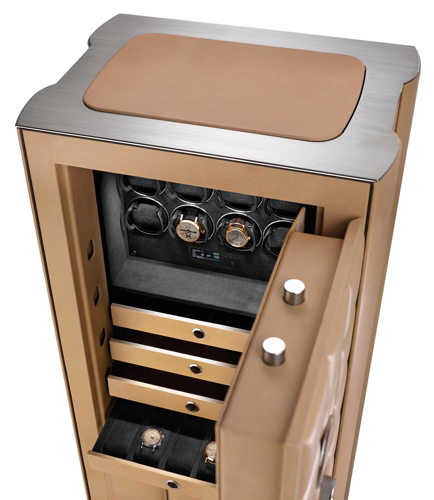 Orion XXL Safe | Cream Leather