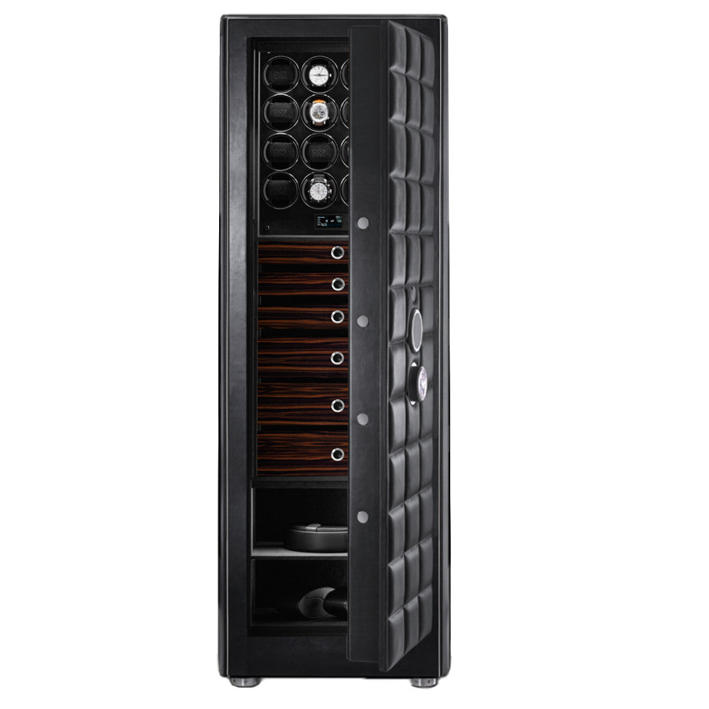 Orion XXL Safe | Black Leather – TimeScape