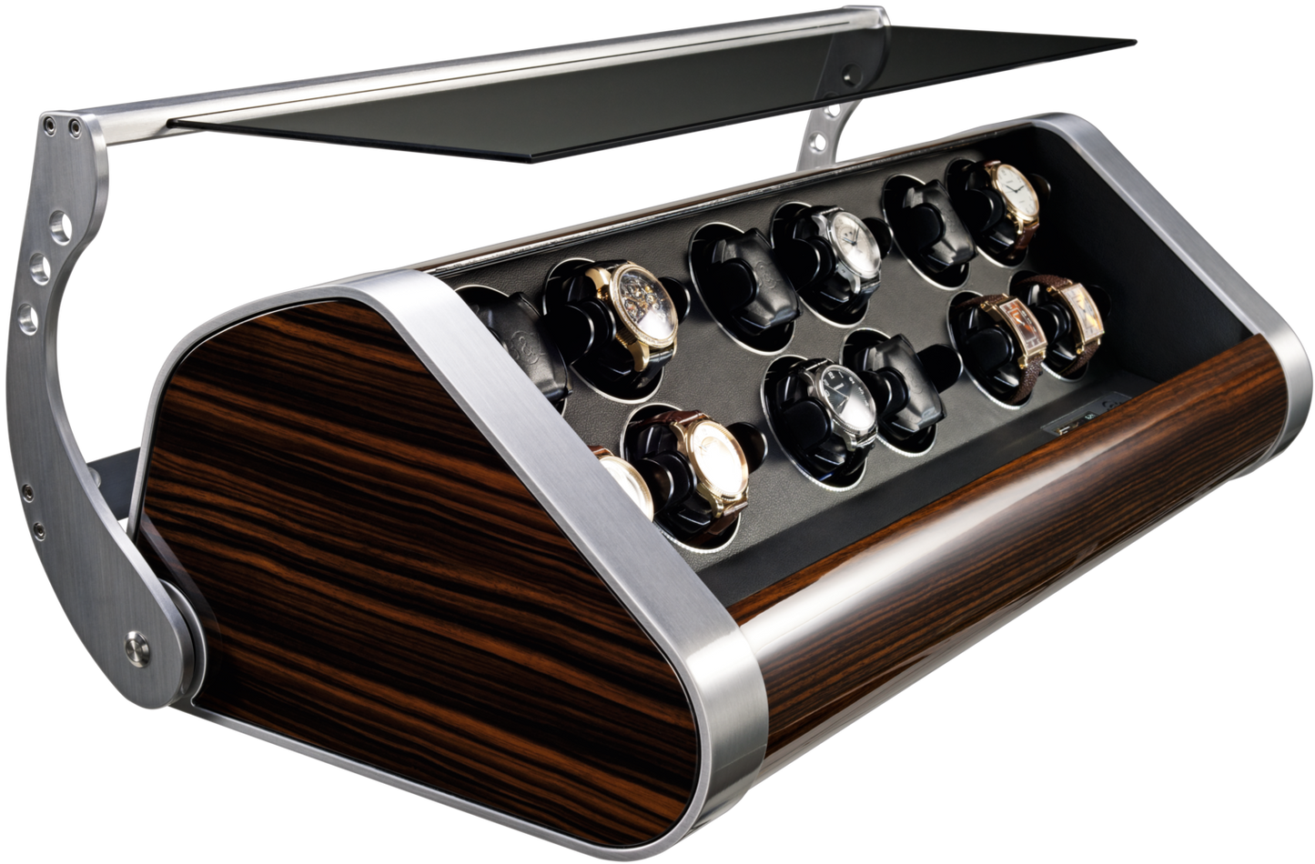 Macassar Revolution 12 Burben & Zorweg Watch Winder Case