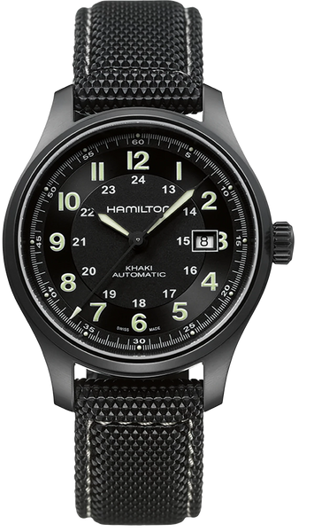 HAMILTON - Khaki Field Titanium Auto 42mm | H70575733 – TimeScape