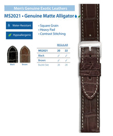 Hadley Roma - Alligator Watch Band | MS2021