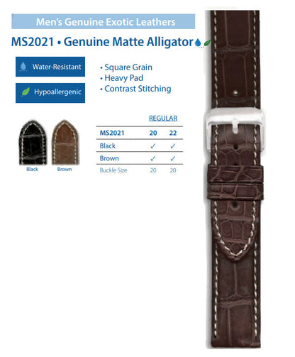 Hadley Roma - Alligator Watch Band | MS2021