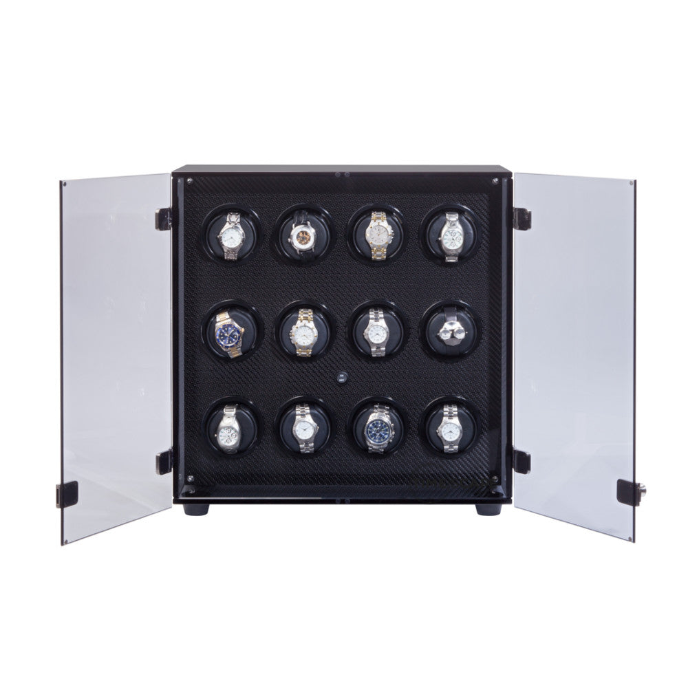ORBITA - Milano 12 Watch Winder | Carbon Fiber