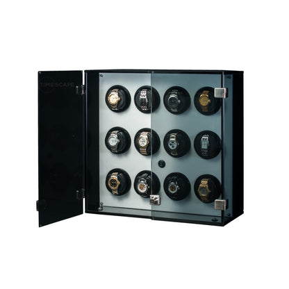 ORBITA - Milano 12 Watch Winder | White Leatherette