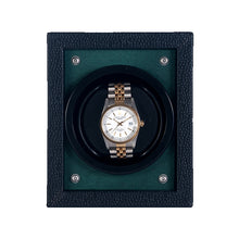 ORBITA - Piccolo Single Watch Winder | Green Leatherette