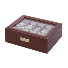 Orbita - Roma 10 Watch Storage Case | Chocolate Leatherette