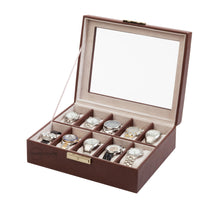 Orbita - Roma 10 Watch Storage Case | Chocolate Leatherette