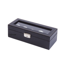 Orbita - Roma 5 Watch Storage Case | Black Leatherette
