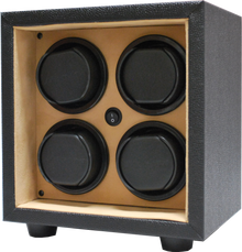 ORBITA - InSafe 4 Watch Winder | Cream Leatherette