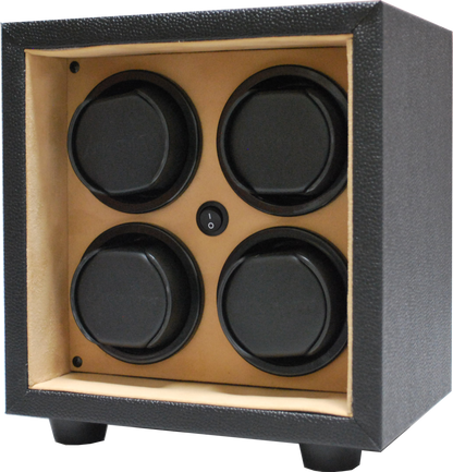 ORBITA - InSafe 4 Watch Winder | Cream Leatherette