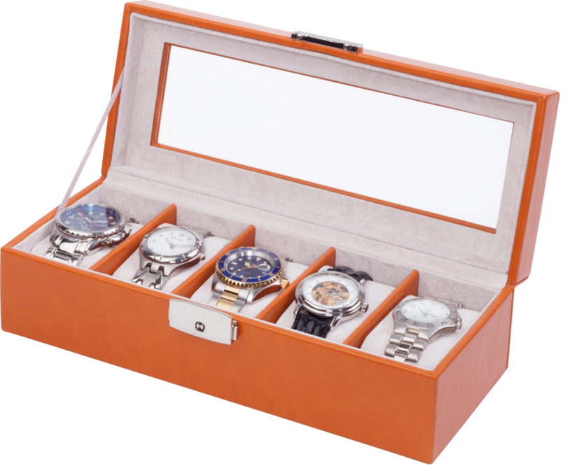 Orbita - Roma 5 Watch Storage Case | Saddle Leatherette
