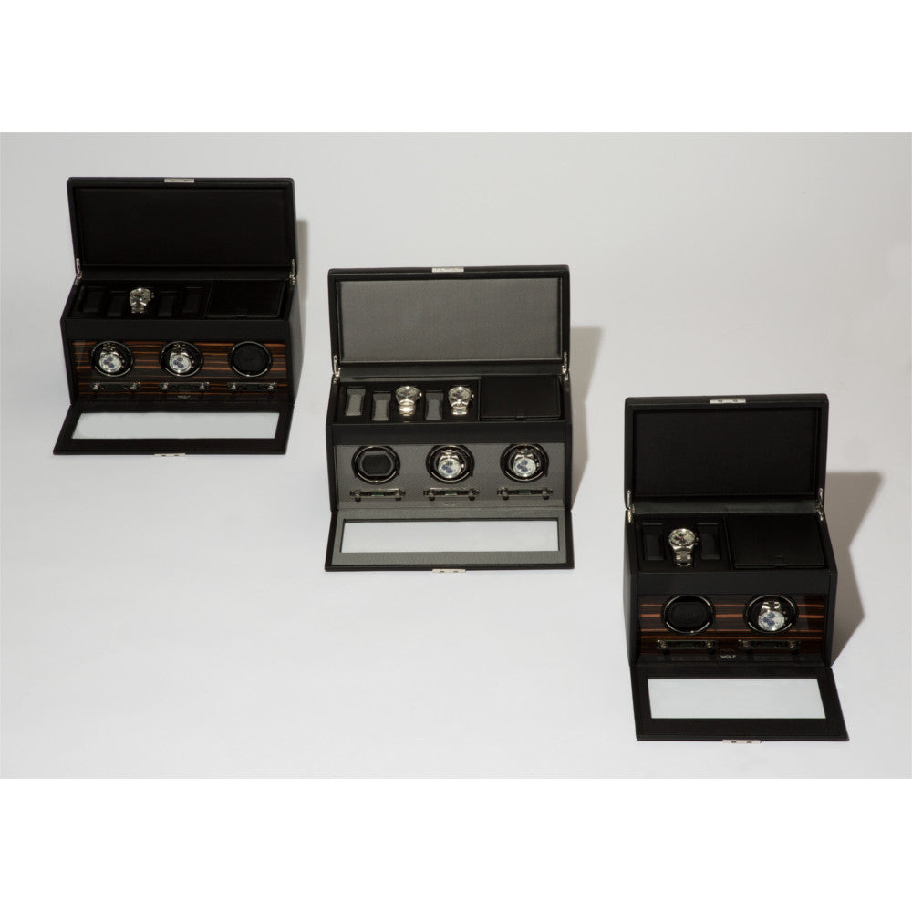 Wolf - Roadster Triple Watch Winder w Storage | 457356