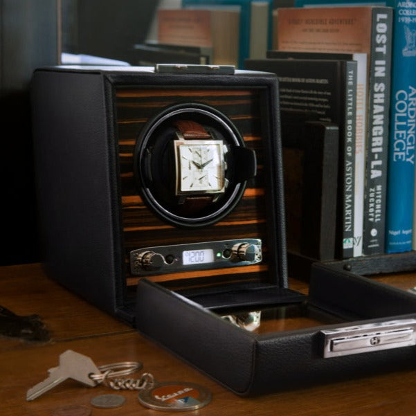 Wolf - Roadster Single Watch Winder w Storage | 457156