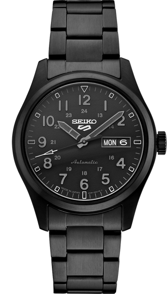 Seiko 5 automatic black clearance