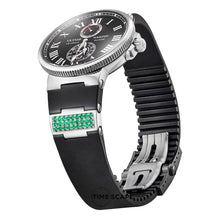 Emerald & Sterling Silver | Watch Strap Insert