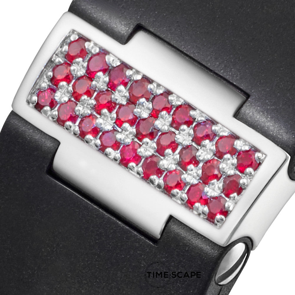 Ruby & Sterling Silver | Watch Strap Insert