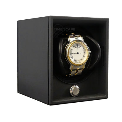 UNDERWOOD (LONDON) - Classic Leather 20-Unit Watch Winder | UN844/BLK (Store Display)