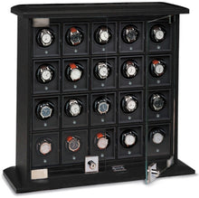 UNDERWOOD (LONDON) - Classic Leather 20-Unit Watch Winder | UN844/BLK (Store Display)