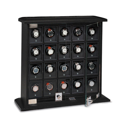 UNDERWOOD (LONDON) - Classic Leather 20-Unit Watch Winder | UN844/BLK (Store Display)