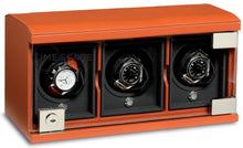 UNDERWOOD (LONDON) - Classic Leather 3-Unit Watch Winder | UN812/TAN