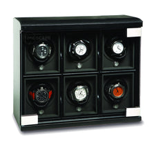 UNDERWOOD (LONDON) - Classic Leather 6-Unit Watch Winder | UN814/BLK (Store Display)