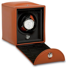 UNDERWOOD (LONDON) - Classic Leather Single Watch Winder | UN810/TAN (Store Display)