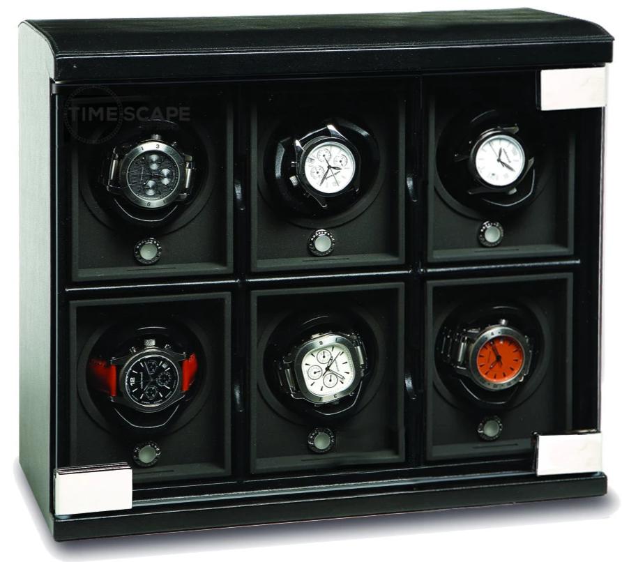 UNDERWOOD (LONDON) - Classic Leather 6-Unit Watch Winder | UN814