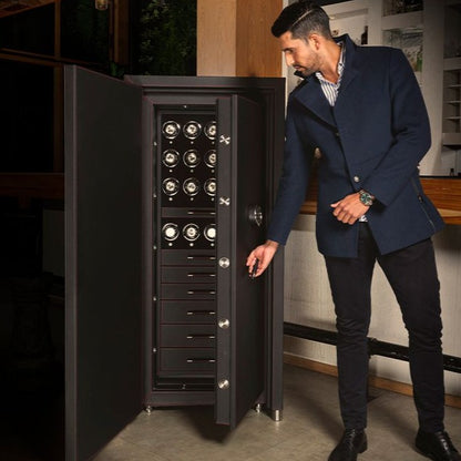 Wolf - Churchill 16-Unit Watch Winder Safe | 481603