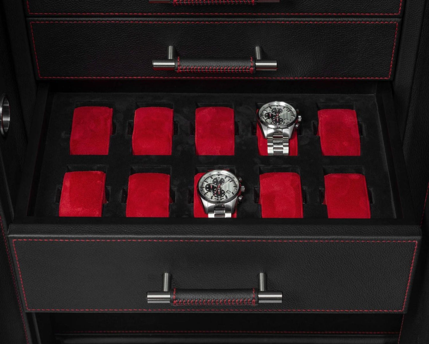 Wolf - Churchill 16-Unit Watch Winder Safe | 481603