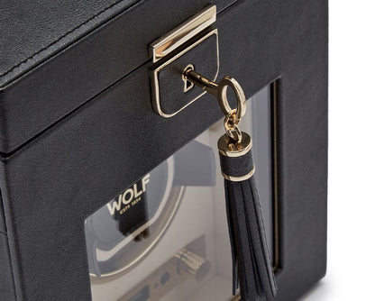 Wolf - Palermo Single Watch Winder w storage | 213702