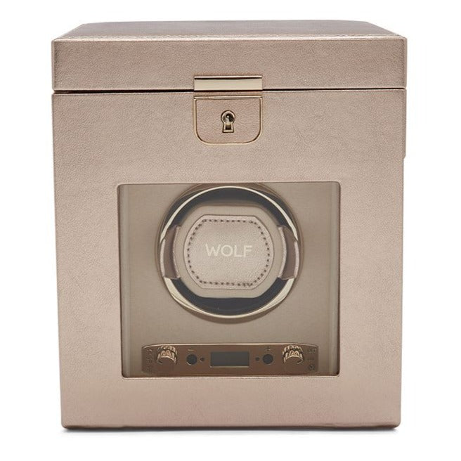 Wolf - Palermo Single Watch Winder w storage | 213716