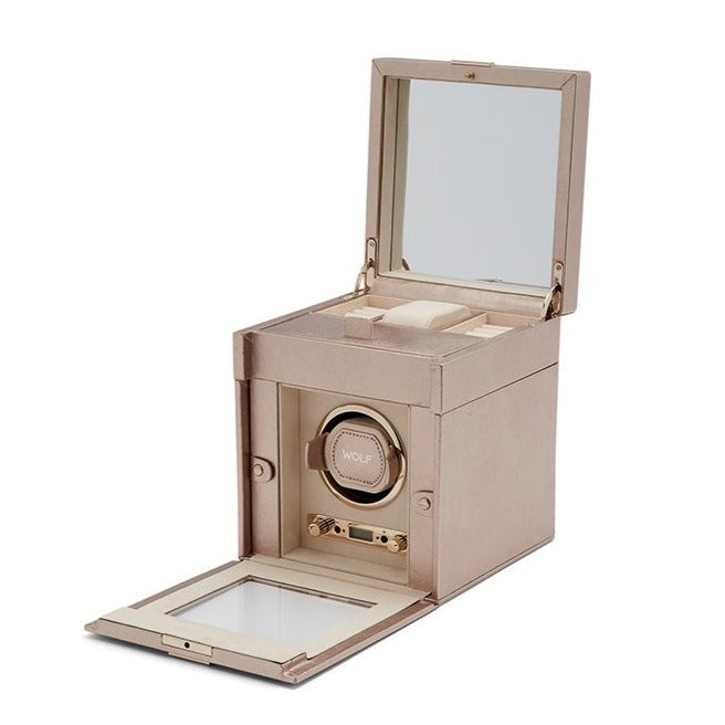 Wolf - Palermo Single Watch Winder w storage | 213716