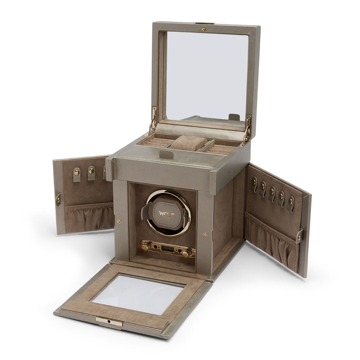 Wolf - Palermo Single Watch Winder w storage | 213778