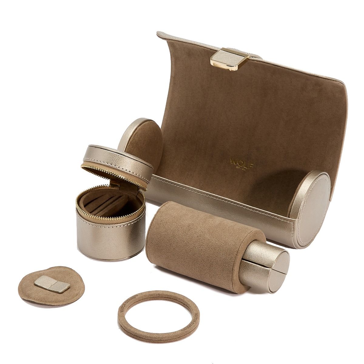 Wolf - Palermo Double Watch Roll w Case | 213978