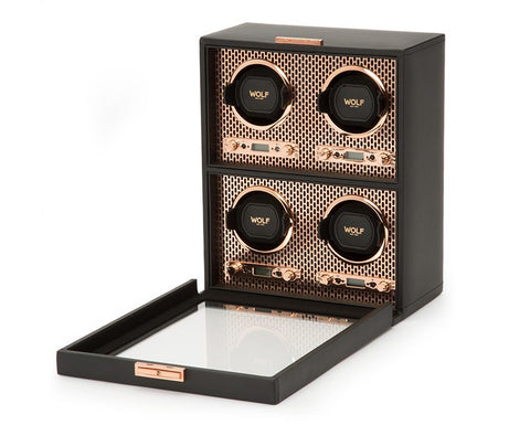 Wolf - Axis 4-Unit Watch Winder | 469516