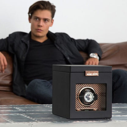 Wolf - Axis Single Watch Winder w storage | 469216