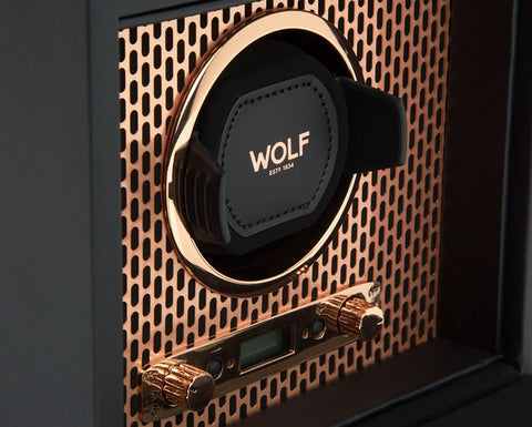 Wolf - Axis Single Watch Winder w storage | 469216