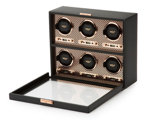 Wolf - Axis 6-Unit Watch Winder | 469616